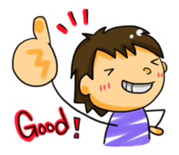 A gentle feeling is conveyed. sticker #1027394