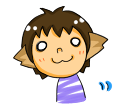 A gentle feeling is conveyed. sticker #1027397