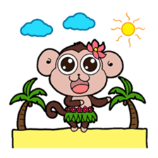 Urban Jungle Friends on Holiday sticker #1027607
