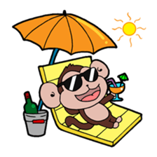 Urban Jungle Friends on Holiday sticker #1027608