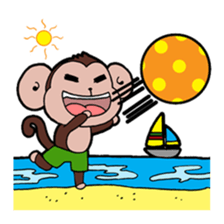 Urban Jungle Friends on Holiday sticker #1027616