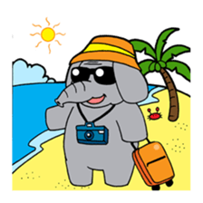 Urban Jungle Friends on Holiday sticker #1027618