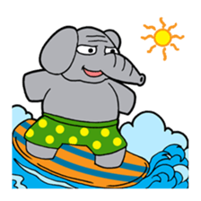 Urban Jungle Friends on Holiday sticker #1027620