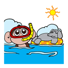 Urban Jungle Friends on Holiday sticker #1027637