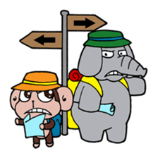 Urban Jungle Friends on Holiday sticker #1027641