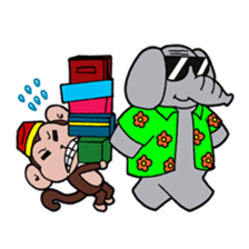 Urban Jungle Friends on Holiday sticker #1027642