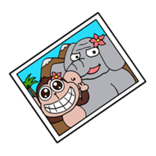 Urban Jungle Friends on Holiday sticker #1027643