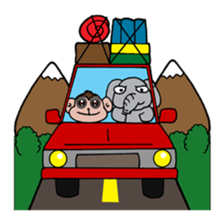 Urban Jungle Friends on Holiday sticker #1027646