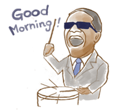 Daily life of jazzmen sticker #1027647