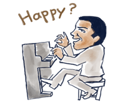 Daily life of jazzmen sticker #1027648