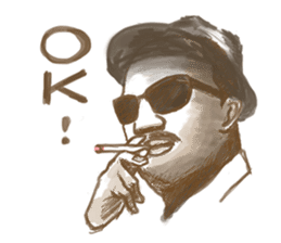 Daily life of jazzmen sticker #1027650