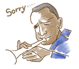 Daily life of jazzmen sticker #1027651