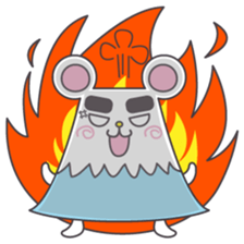 Mountain bear sticker #1027856