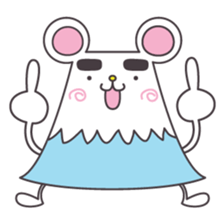 Mountain bear sticker #1027883