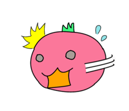 a tomato sticker #1028154