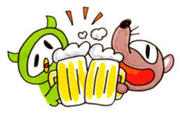 SAKE TANUKI sticker #1028210