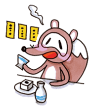 SAKE TANUKI sticker #1028211