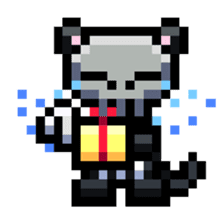 Dot_DE_PON! Halloween cat part.2 sticker #1028301