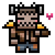 Dot_DE_PON! Halloween cat part.2 sticker #1028312