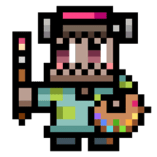 Dot_DE_PON! Halloween cat part.2 sticker #1028313