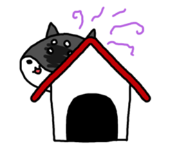 Pico is small Shiba sticker #1029811