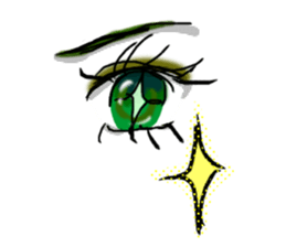 MANGA facial sticker (KAORUKO) sticker #1030297