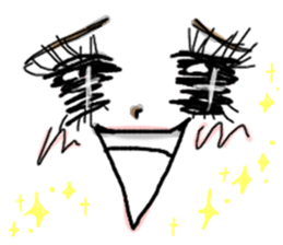 MANGA facial sticker (KAORUKO) sticker #1030307