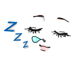 MANGA facial sticker (KAORUKO) sticker #1030321