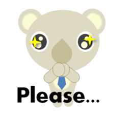 The gentle koala dad(English ver.) sticker #1030626