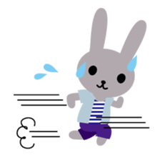 oshare usagi sticker #1030765