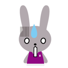 oshare usagi sticker #1030767