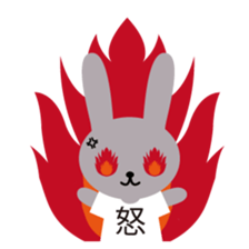 oshare usagi sticker #1030770
