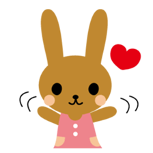 oshare usagi sticker #1030772