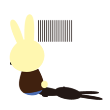 oshare usagi sticker #1030773