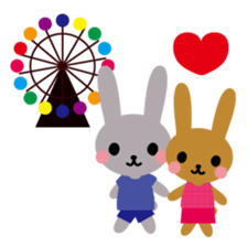 oshare usagi sticker #1030780