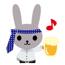 oshare usagi sticker #1030782