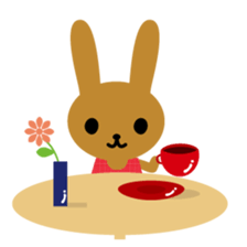 oshare usagi sticker #1030783