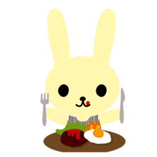 oshare usagi sticker #1030784