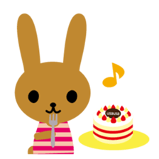 oshare usagi sticker #1030785