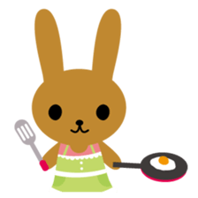 oshare usagi sticker #1030788