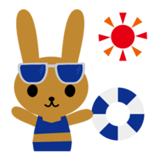 oshare usagi sticker #1030790