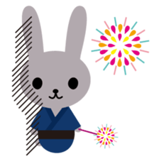 oshare usagi sticker #1030793