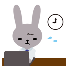 oshare usagi sticker #1030796