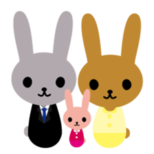 oshare usagi sticker #1030800