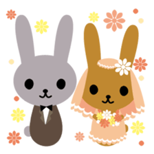 oshare usagi sticker #1030801