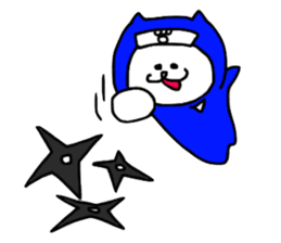 ninja kitty sticker #1031004