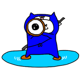 ninja kitty sticker #1031005