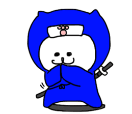 ninja kitty sticker #1031009