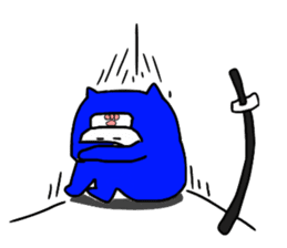 ninja kitty sticker #1031014