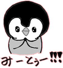 Japanese Affirmative Penguin sticker #1031212
